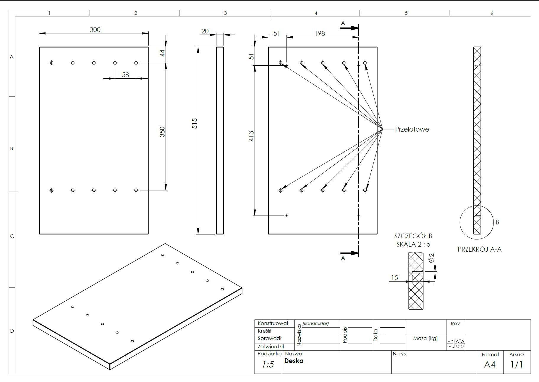 Profesjonalne usługi CAD – projekty 2D/3D, modele, rysunki techniczne