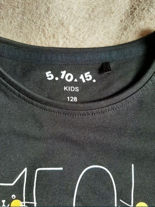 Кофта, лонгслів, нова, на дівчинку, 128см, 8років, 100% бавовна