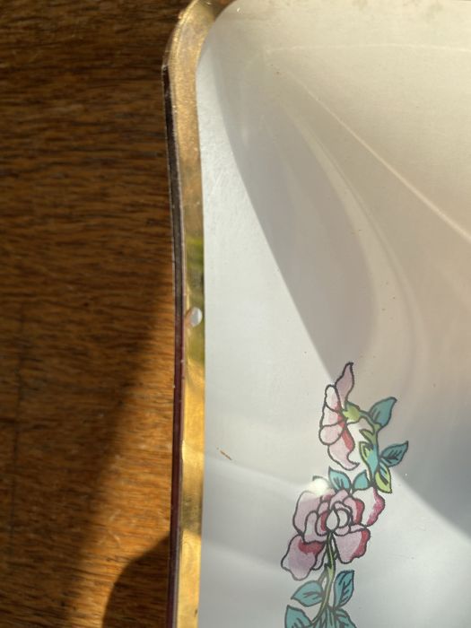 Polmisek z kwiatowym wzorem