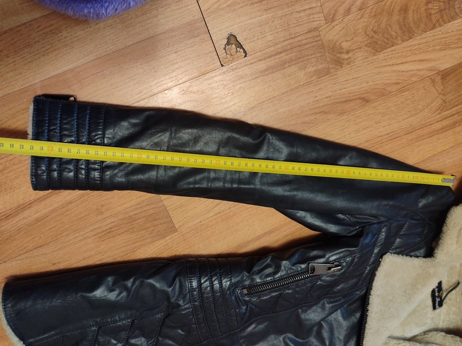 Дубленка натуральная размер 40, xxs