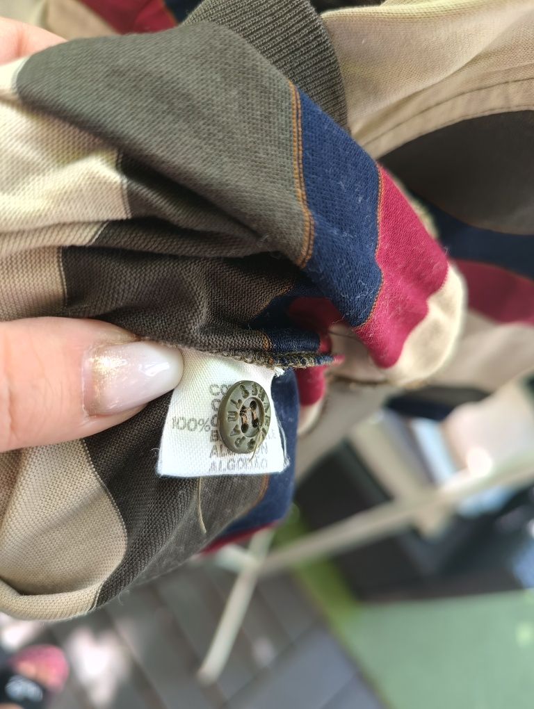 Męska koszulka w paski M