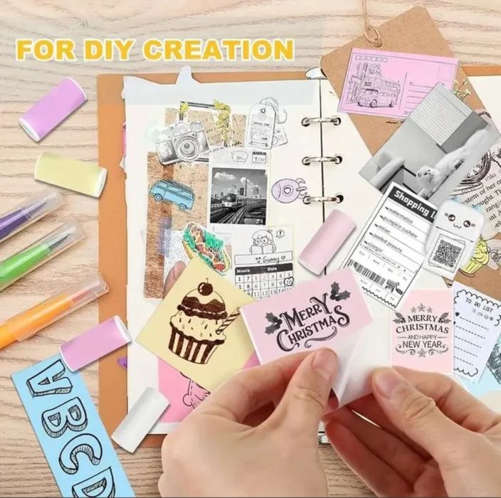 Комплект термопринтер Miniprinter дитячий, 10 рулонів паперу, кейс