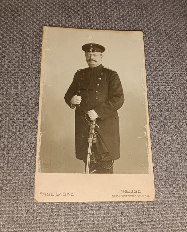 Zdjęcie stare wojskowe Nysa 1903 rok