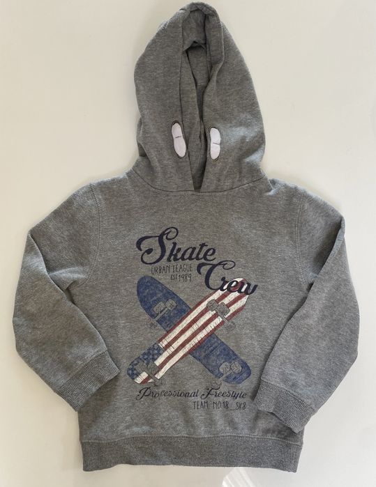 Sweat com capuz: menino 5-6 anos