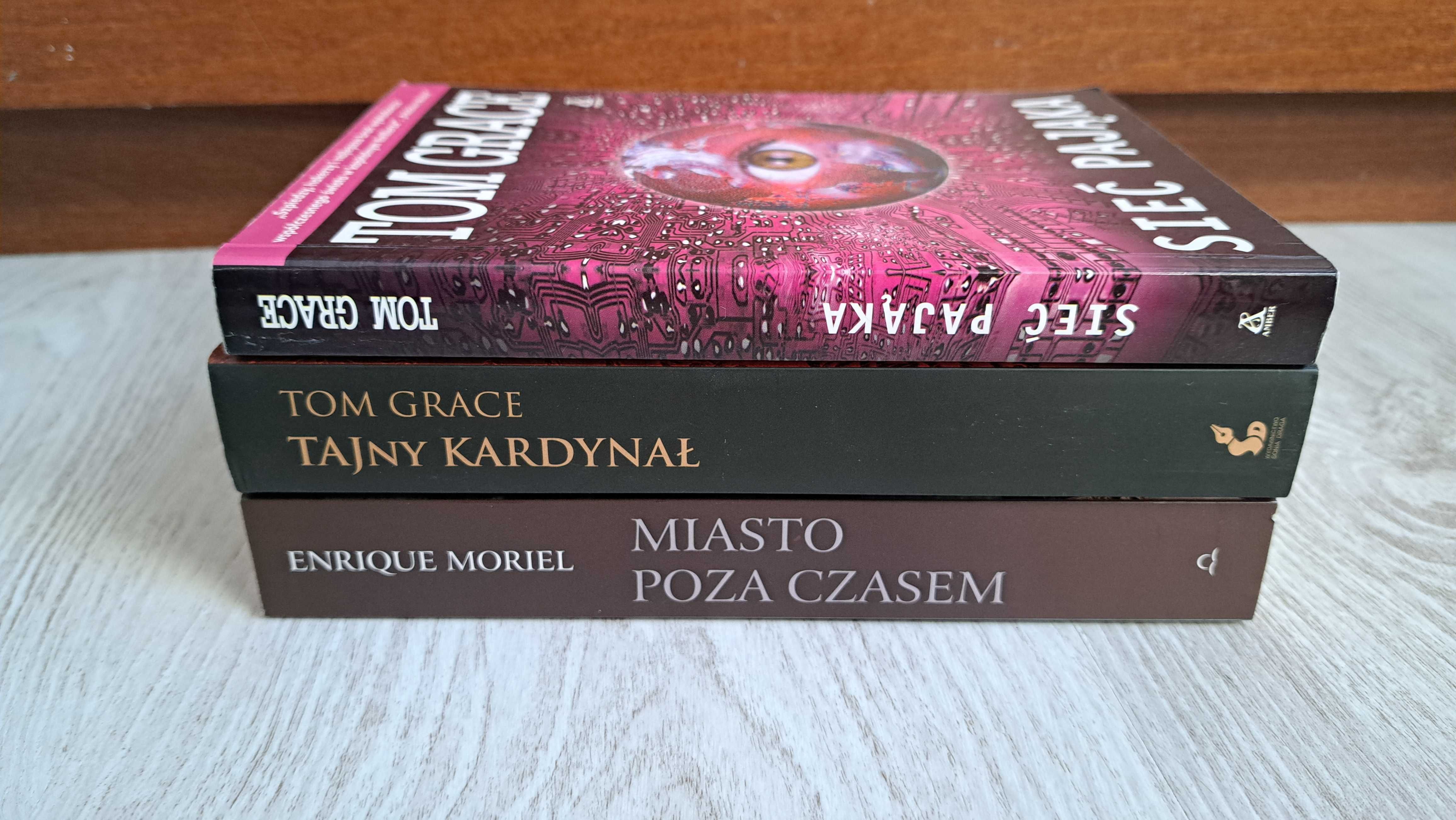 Tom Grace Tajny Kardynał Sieć pająka Moriel Miasto poza czasem