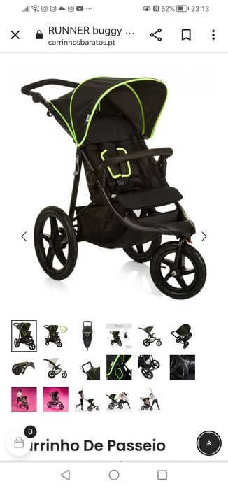 Carrinho bebé running.