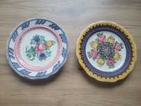 Talerze ścienne we wzory porcelana austriacki producent