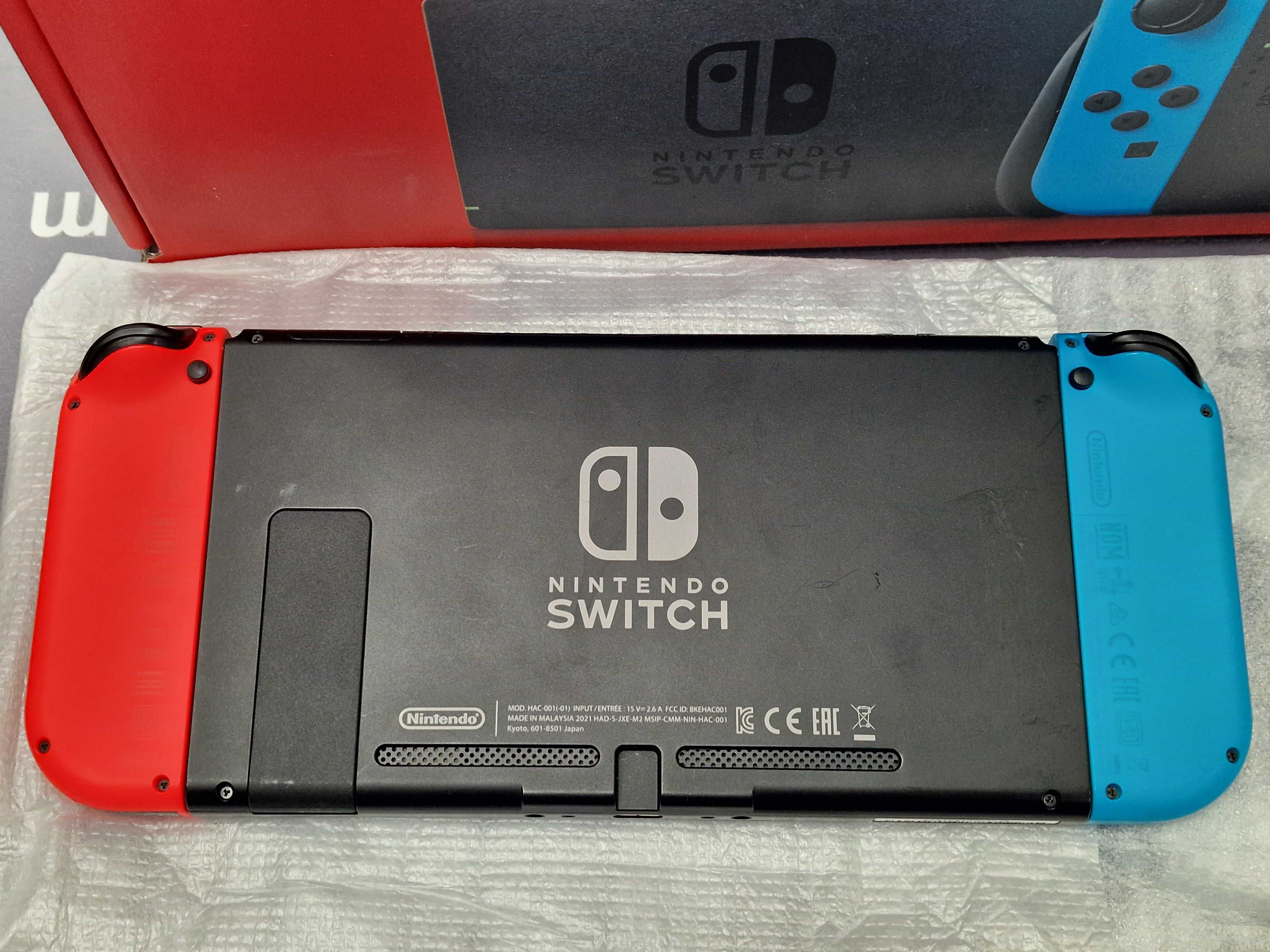 Nintendo Switch V2 32GB Blue Red Joy-con/ Grade A/ Gwarancja 6msc