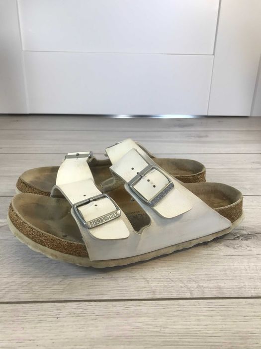 Skórzane klapki Birkenstock Arizona rozm. 39