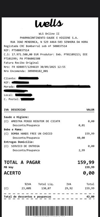 Bomba de Leite Chicco Wearable