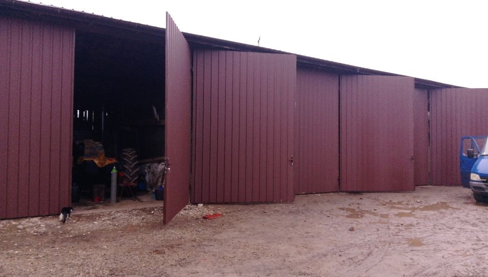 bramy przesuwne garażowe  drzwi wrota stalowe wierzeje hala do stodoły