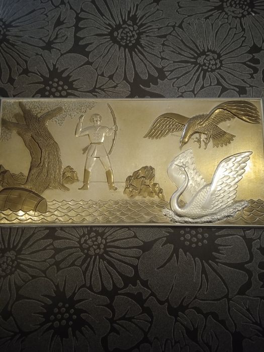 Картина чеканка советская