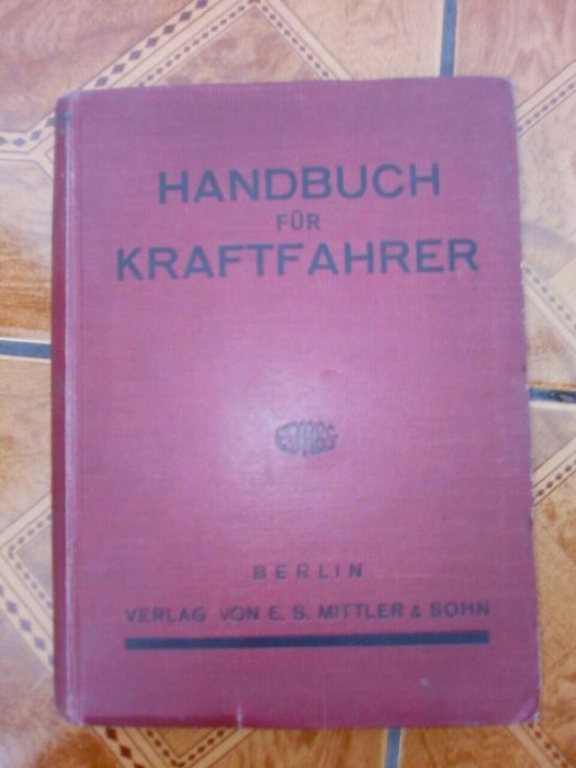 handbuch fur kraftfahrer 1933