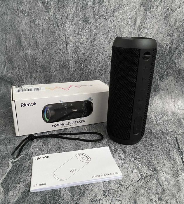 Портативна Bluetooth колонка RIENOK S1 mini 30 Вт, Водонепроникна