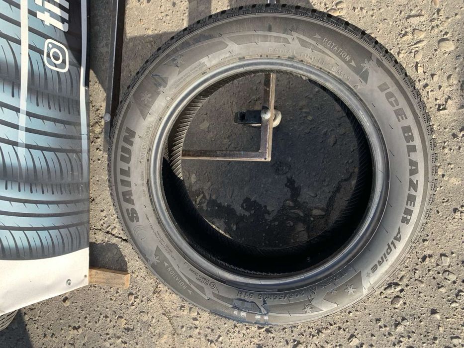 Шини 205/55 R16 пара Sailun зима 2022р 7,8мм