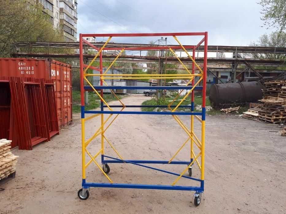 Вишка-тура на колесах з настилом 3,8 / 7,4м / вышка тура