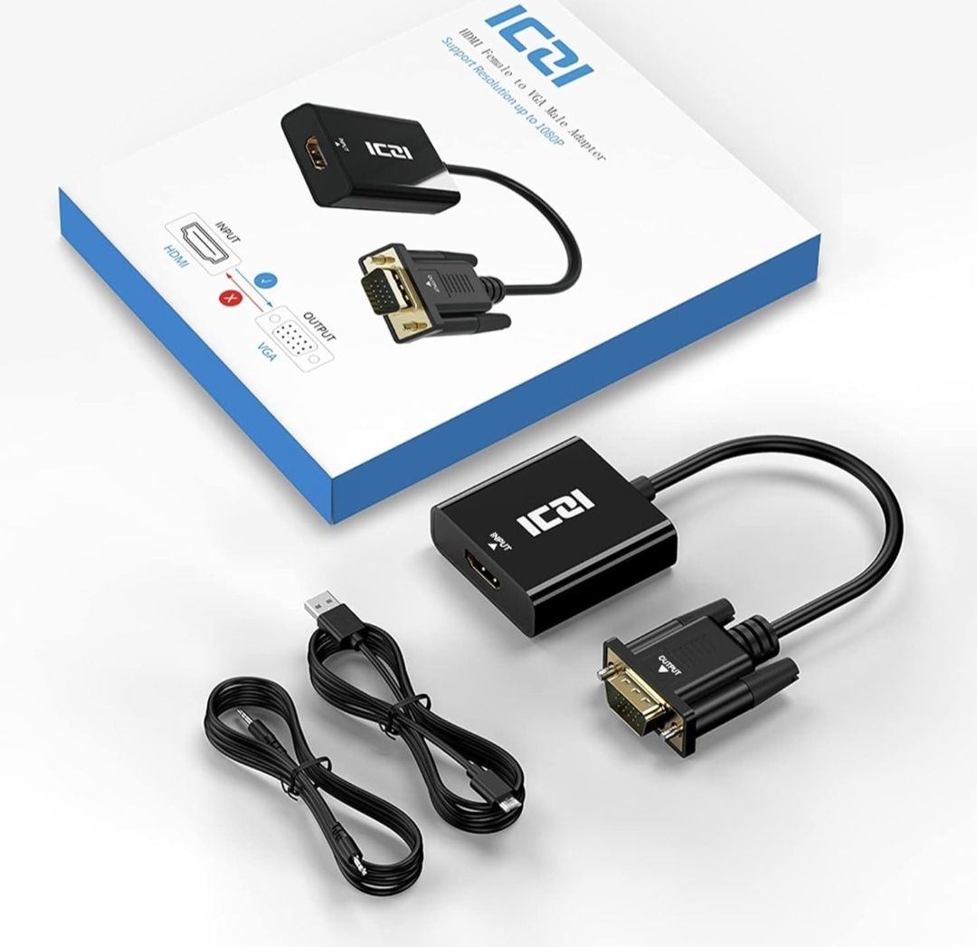 Adapter ICZI HDMI na VGA 1080P