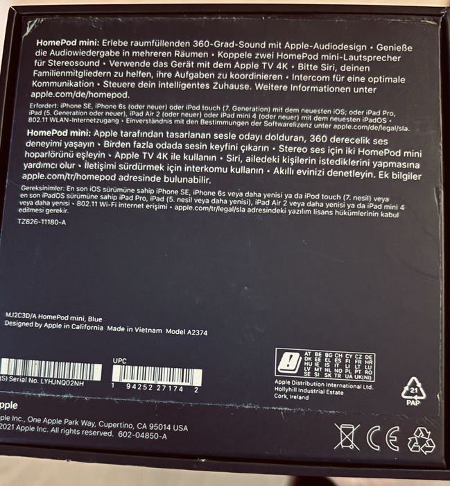 Sprzedam 2 sztuki Apple Home Pod Mini