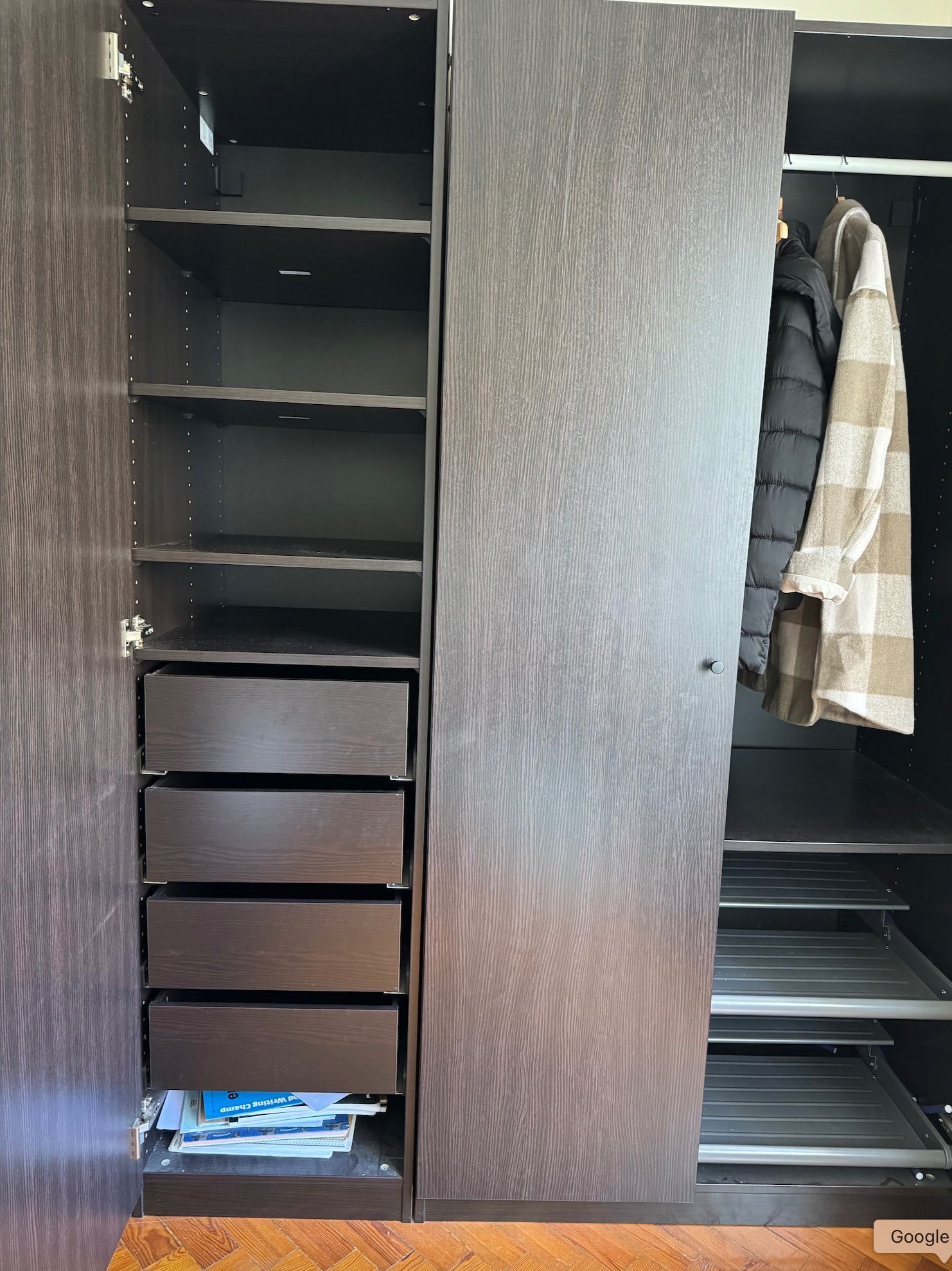 Roupeiro / Wardrobe 1,5m (L/W) x 2m (A/T) PAX/FORSAND