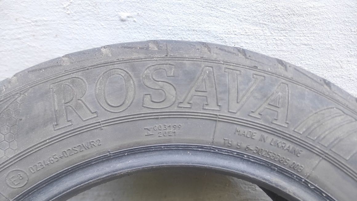 Продам літню гуму 165/75R14 ROSAVA ITEGRO - 550 грн