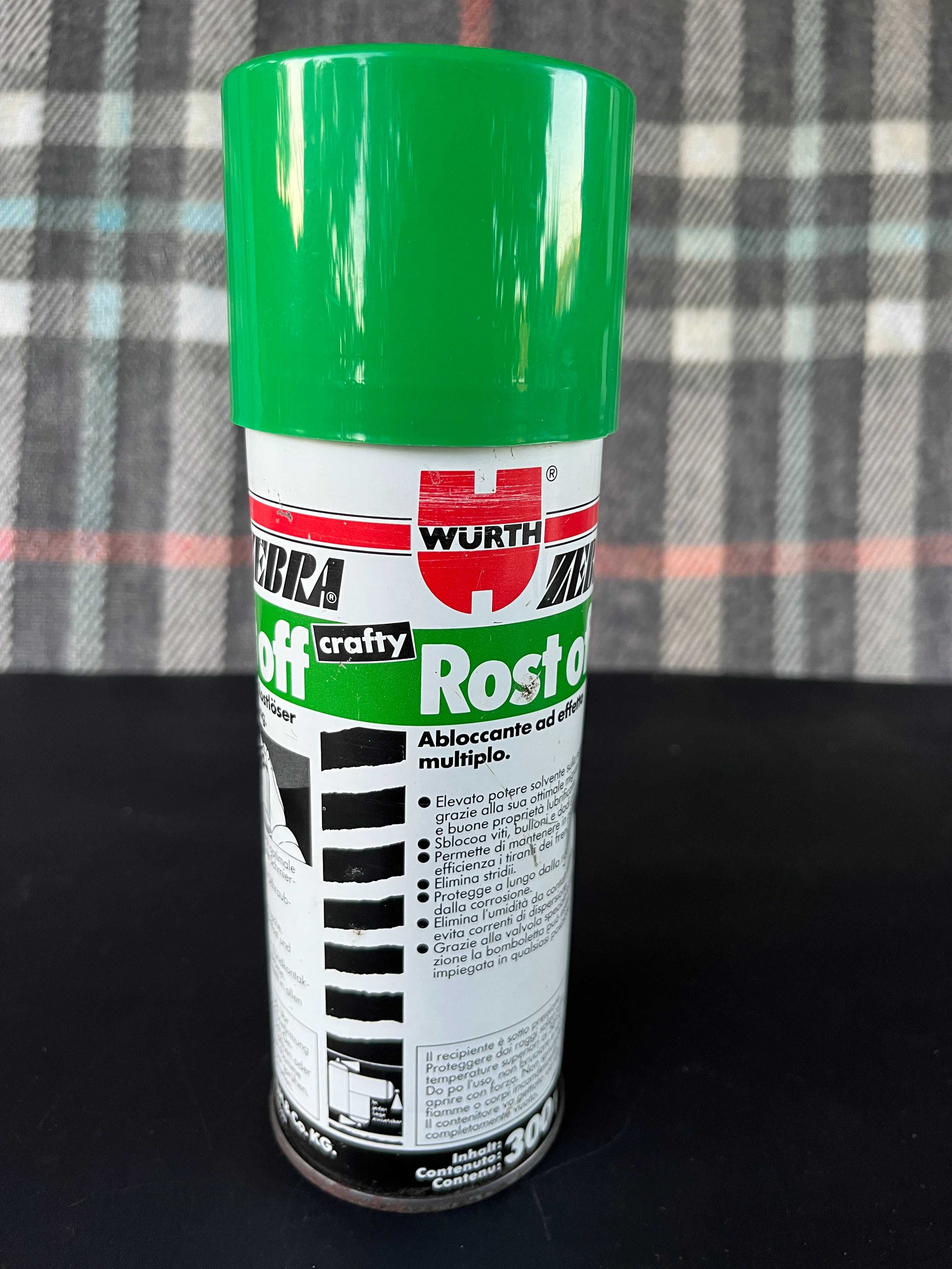 Lata de spray antiga da Wurth sem códigos de barras