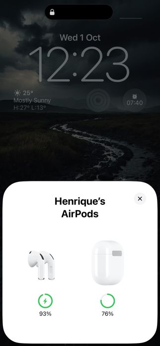 Airpods 4 c/fatura e garantia ate Maio 2028