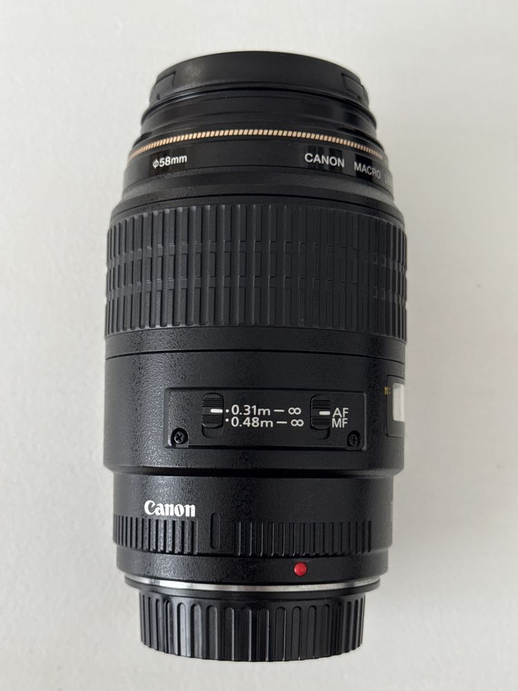 100mm 2.8 Canon Objetiva lente Ultrasonic Macro