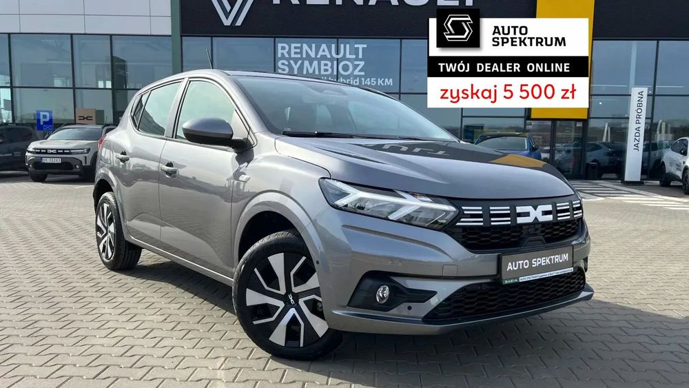 Dacia Sandero Expression ECO-G 100 / ZYSKAJ 5 500 ZŁ Z FINANSOWANIEM