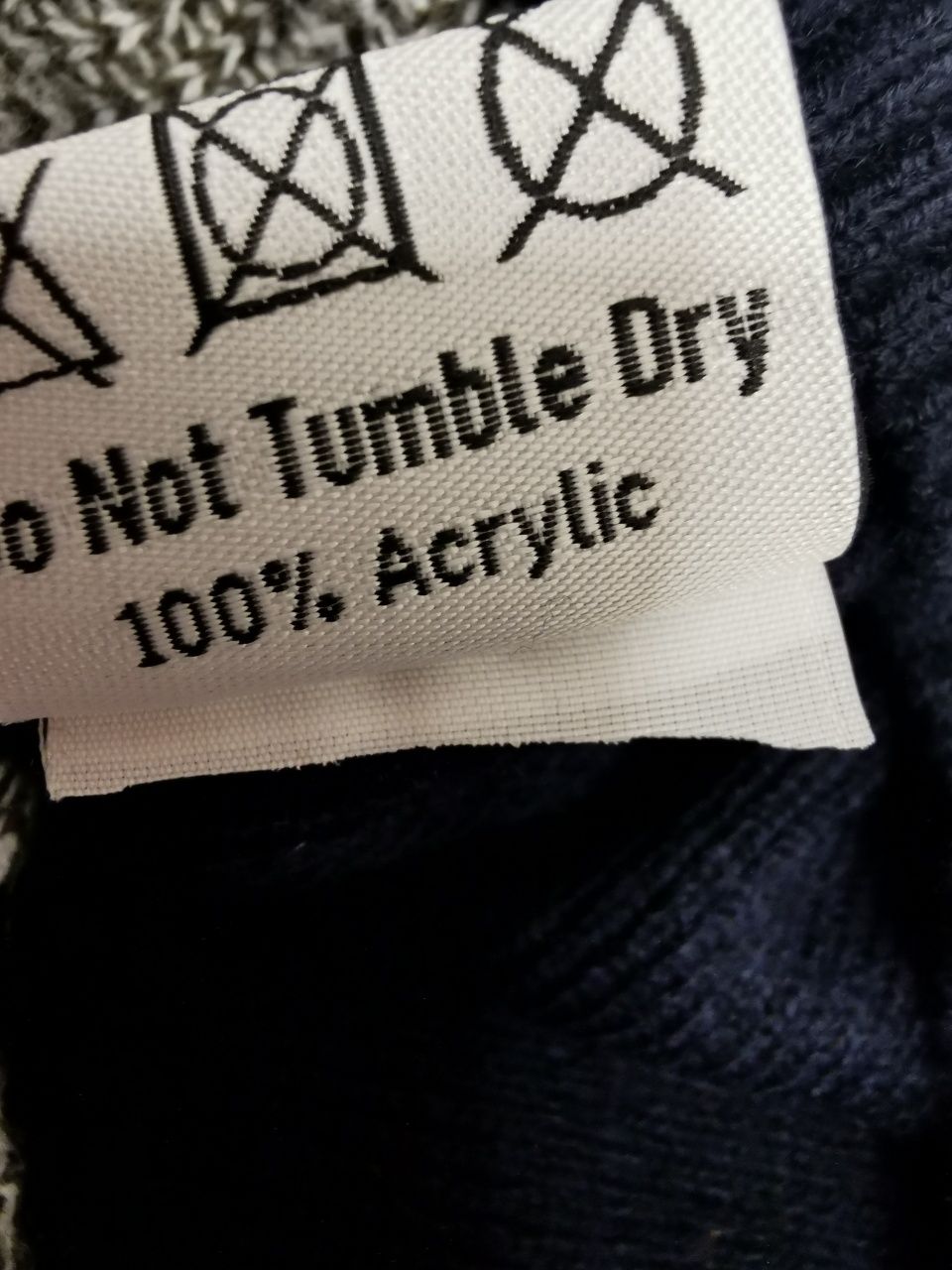 Męski firmowy zimowy sweter L