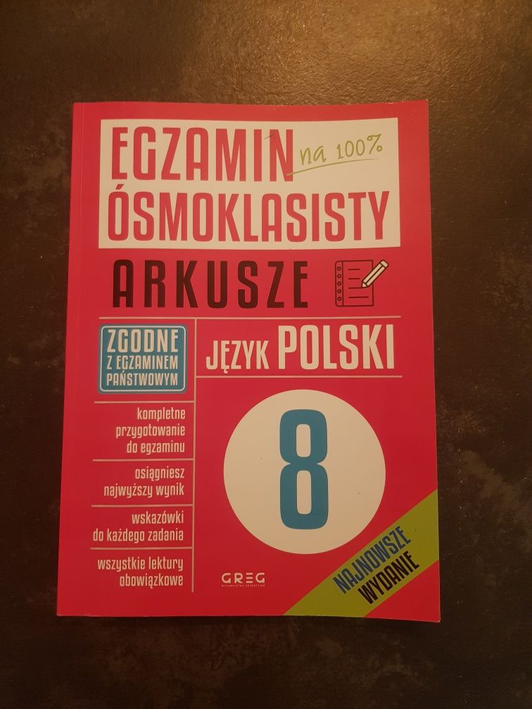 Arkusze egzamin ósmoklasisty J.polski