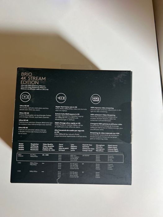 Logitech Webcam Brio 4k Stream Edition