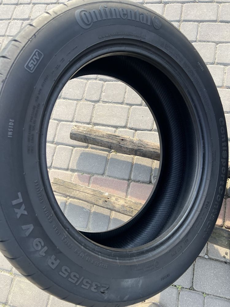 Opony 4szt Lato Niemcy 235/55/19 19r CONTINENTAL