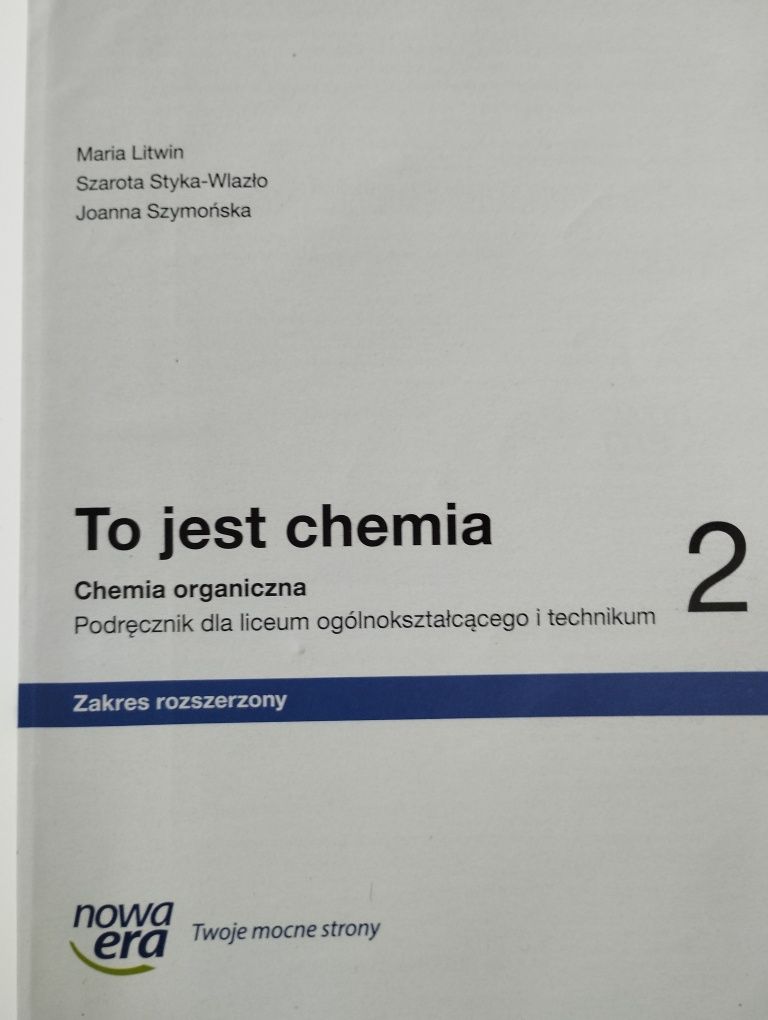 To jest chemia 2 podręcznik zakres rozszerzony