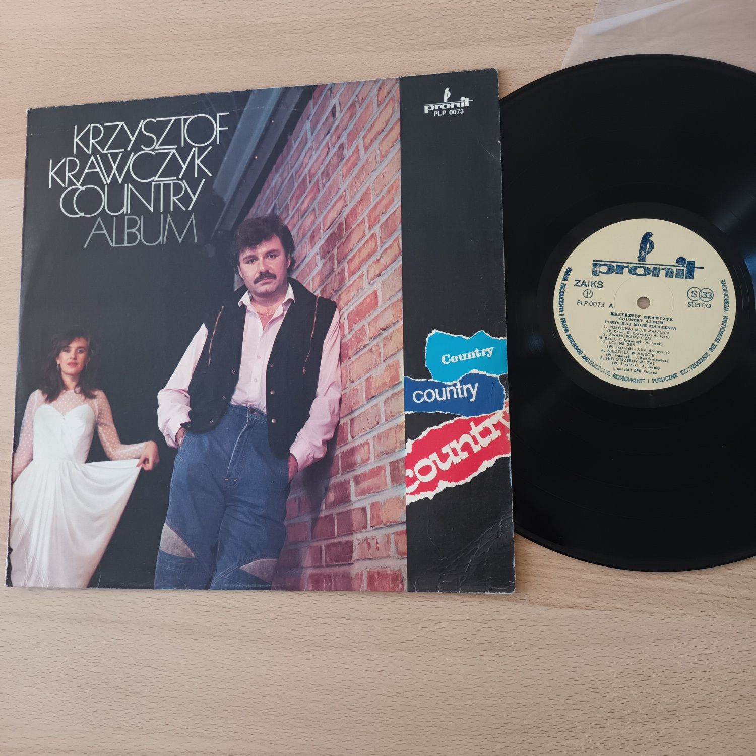 Krzysztof  Krawczyk płyta winylowa Country 1987