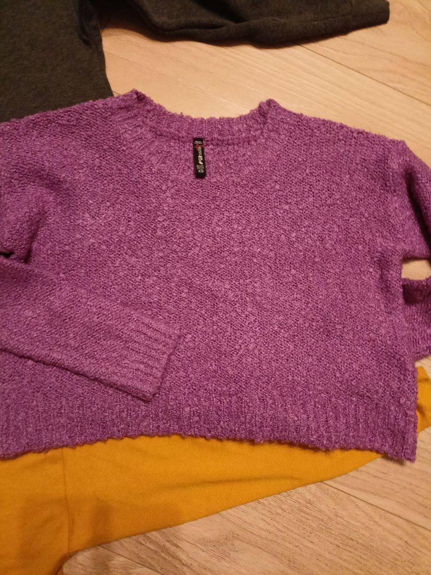 Zestaw sweterków XS  bluz wiosna 158-164