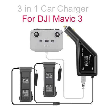 DJI Mavic 3 / Mavic Air 2, Air 2s Автомобильное зарядное устройство ЗУ