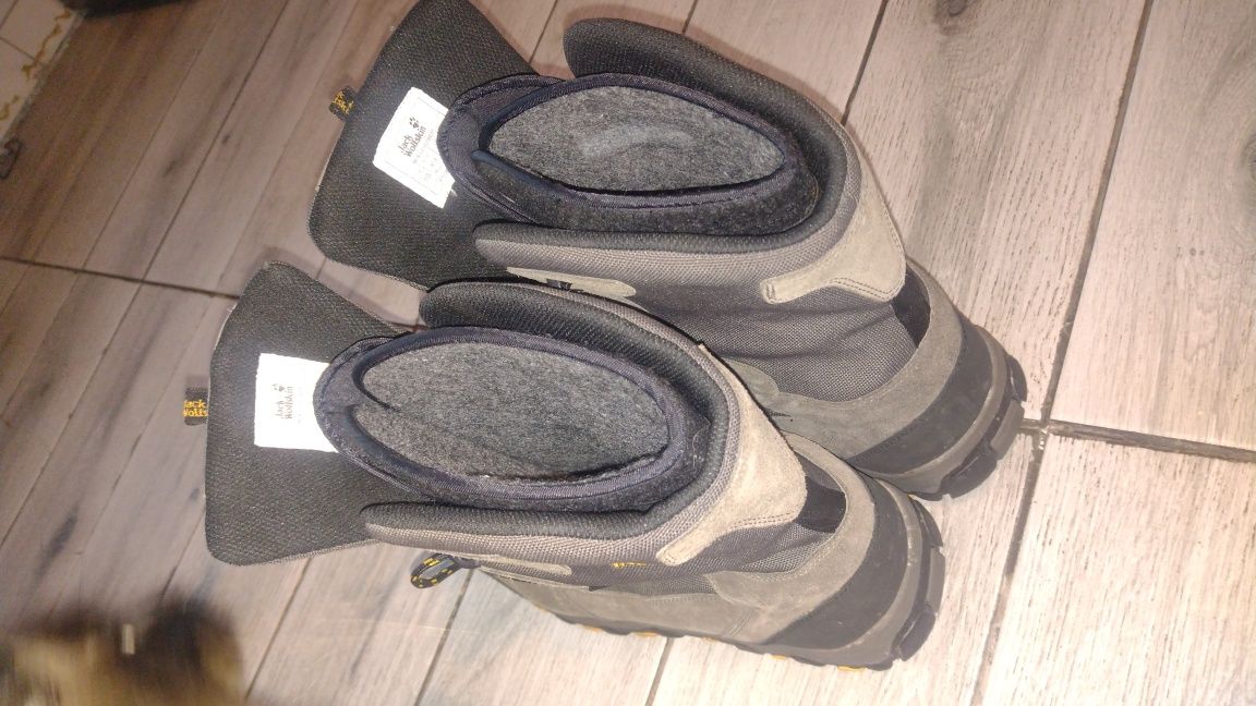 Buty jack wolfskin górskie alpejskie docieplane duże 47 nowe