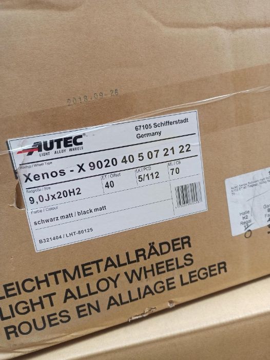 Nowe alufelgi Autec Xenos 20 5x112 Vw Audi Skoda Mercedes Seat