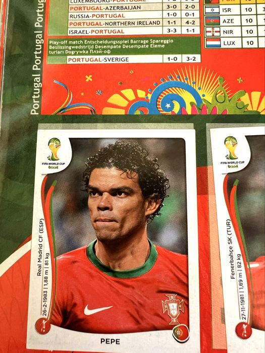 Caderneta cromos FIFA WORLD CUP BRASIL 2014