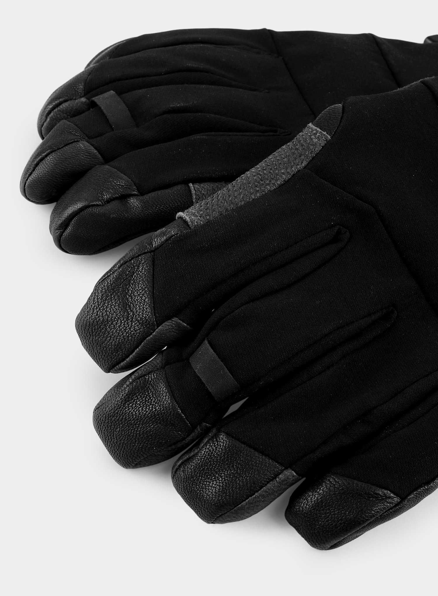 Rękawice softshellowe Rab Baltoro Glove Black - rozmiar XL