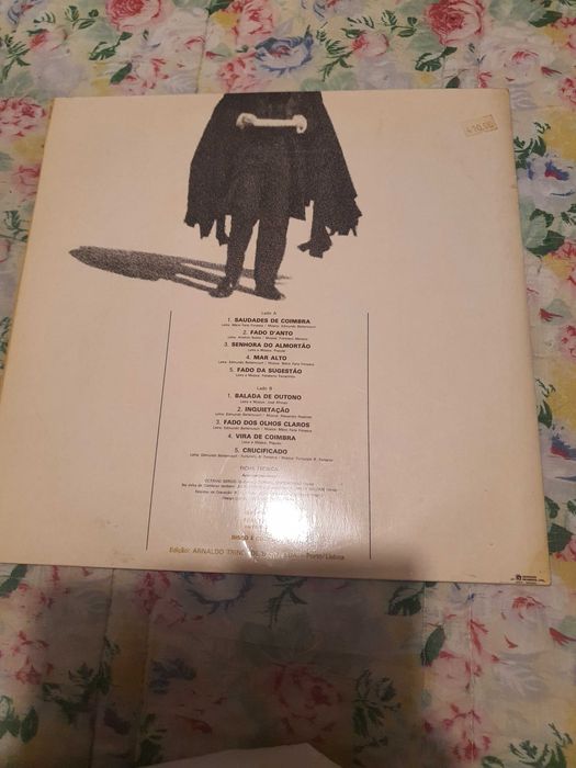 Disco Vinil Lp José Afonso Fados de Coimbra