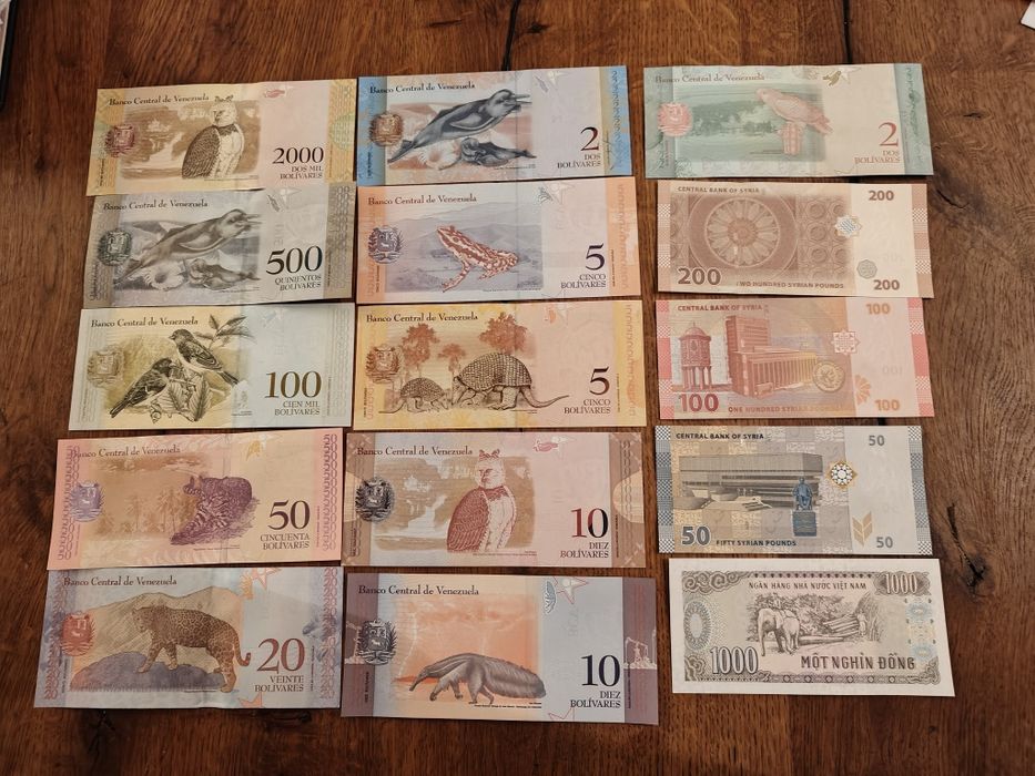 Banknoty mix z świata 30 szt