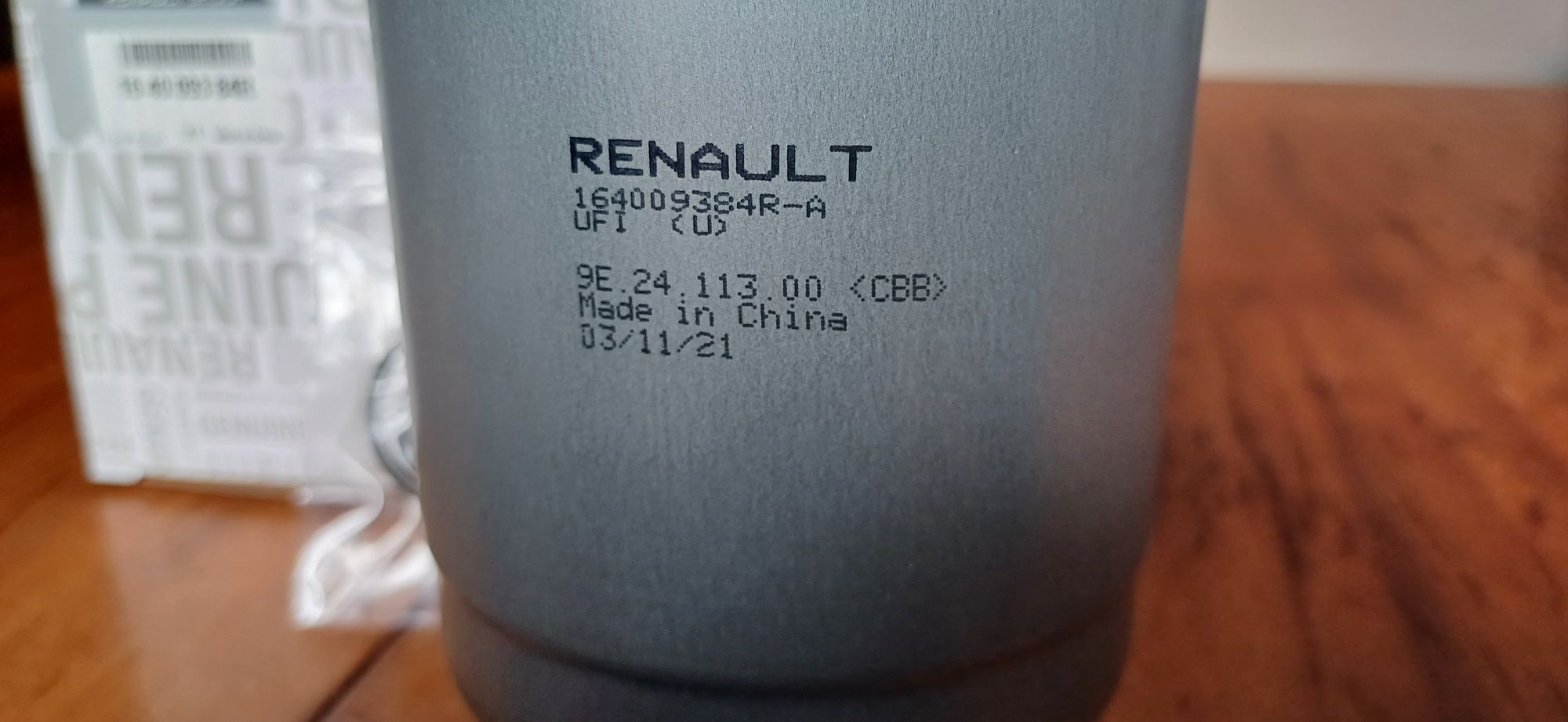 Паливний фільтр  Renault (Original) 164009384R