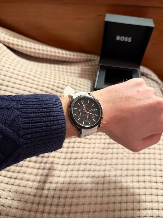 Nowy! Zegarek męski Hugo Boss Velocity biały