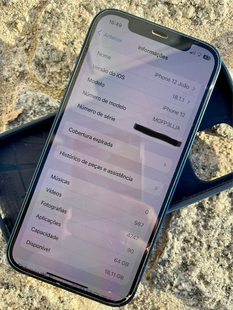 iPhone 12 APPLE (6.1'' - 64 GB - Azul)