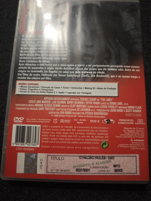 DVD O Falcão inglês