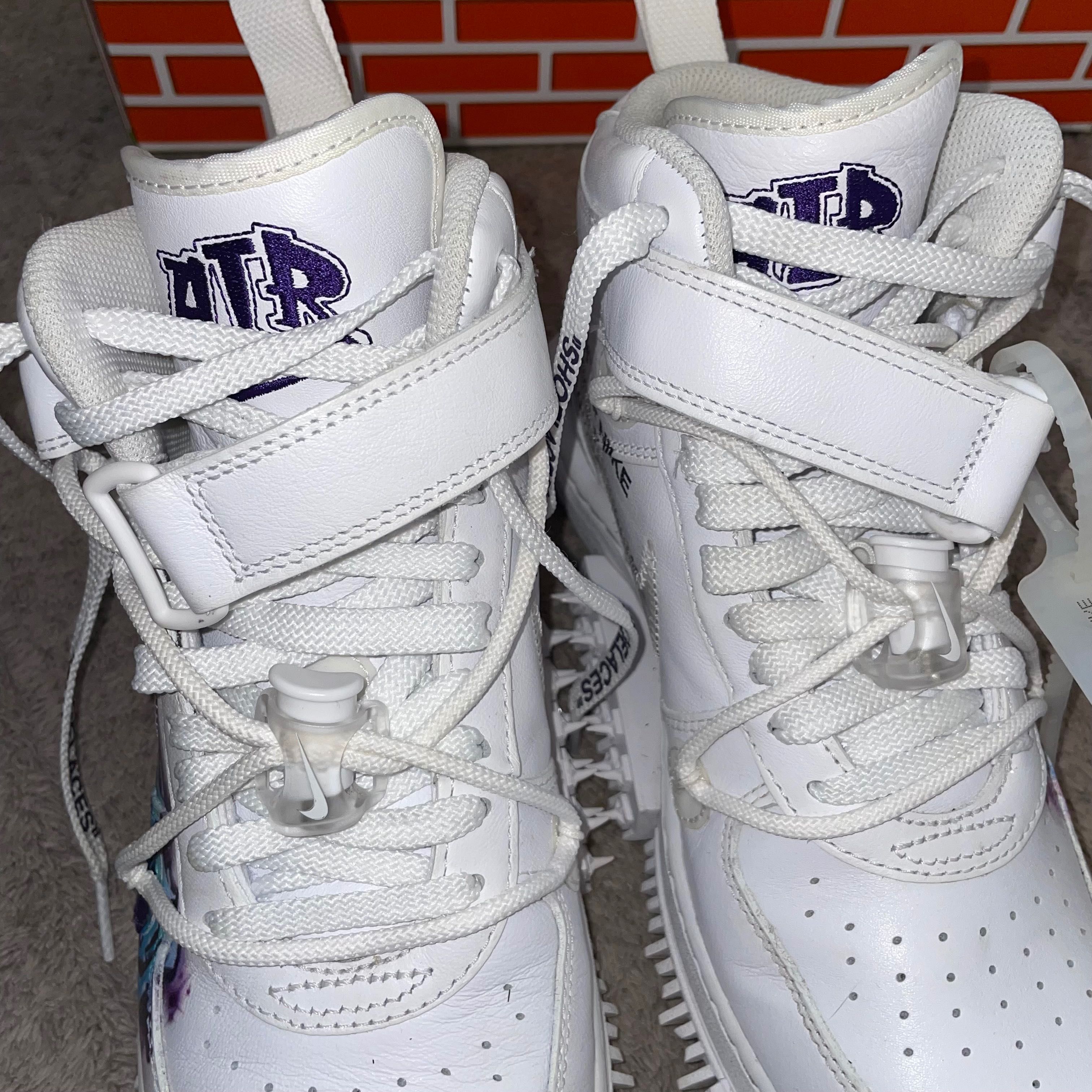 off white Air Force graffiti