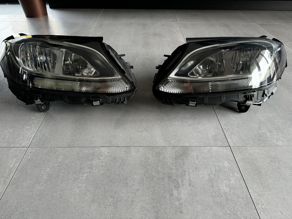 Mercedes W205 komplet lamp zwykłe h7