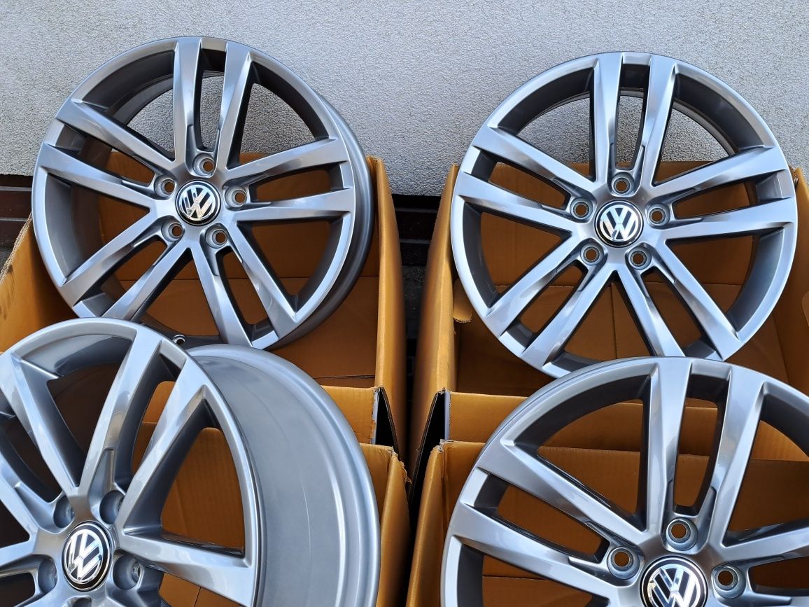 ALUFELGI 17 VW 5x112 Touran Golf Jetta Scirocco Passat Caddy ID-3 #4