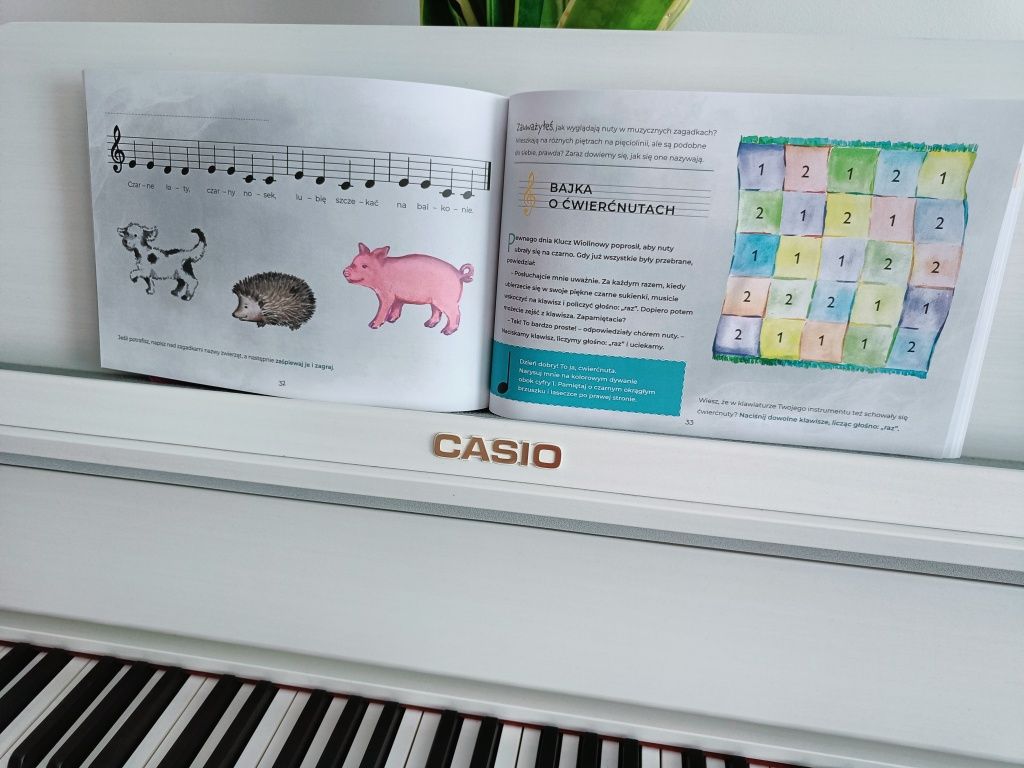 nauka gry na pianinie / pianino / gra na pianinie / 2 książki
